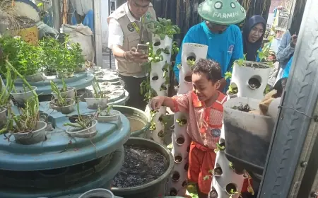 Kampoeng Pintar Oase Tembok Gede Siap Jadi Destinasi Baru Eduwisata Urban Farming di Jantung Kota Surabaya