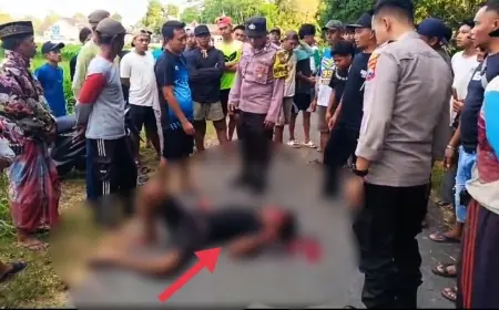 Diduga Hendak Curi Gabah Lagi, Pemuda Asal Puger Jember Kena Bogem Mentah Warga