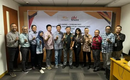 Jalin Kerja Sama dengan PT Indoberka, KB Bank Mendukung Pembangunan Infrastruktur Wilayah Indonesia Timur