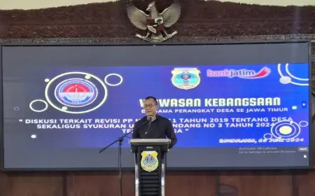 Gelar Wawasan Kebangsaan, Begini Pesan Pj Bupati Bondowoso Kepada Perangkat Desa
