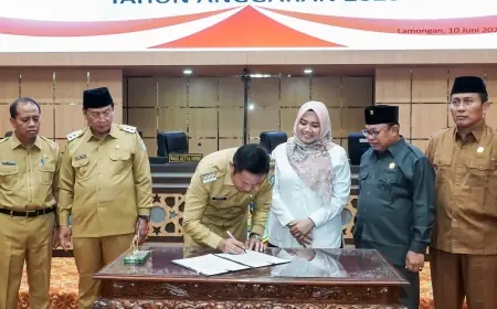 Raperda Pertanggungjawaban : Banggar Setujui Pelaksanaan APBD 2023 Lamongan
