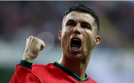 Gol Kembar Ronaldo Menangkan Portugal Atas Irlandia di Ajang Pemanasan EURO 2024