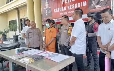 Beraksi di 8 Lokasi, Maling Pompa Asal Nganjuk Diamankan Polisi