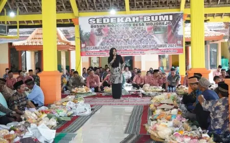 Ruwah Dusun Mojoroto, Bupati Mojokerto Komitmen Bangun Desa Lebih Maju