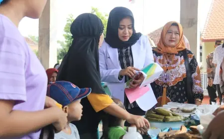 Tuntaskan Kasus Stunting, Bupati Mojokerto Tinjau Ponkesdes Pagerjo