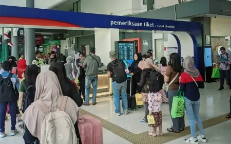 Pengguna KA di Daop 8 Surabaya Selama Libur Hari Raya Iduladha Meningkat 35 Persen