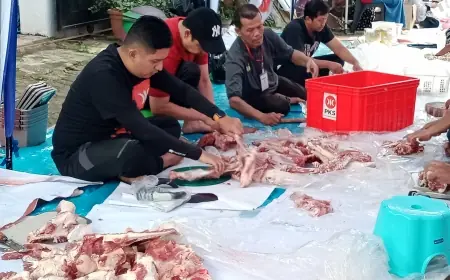 Iduladha Penuh Makna, DPD PKS Kota Malang Sembelih 46 Hewan Kurban