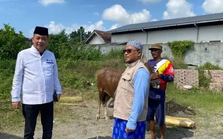 Momen Iduladha, Wakil Ketua DPRD Banyuwangi Sebut Simbol Keikhlasan dan Kesetiaan Pada Tuhan