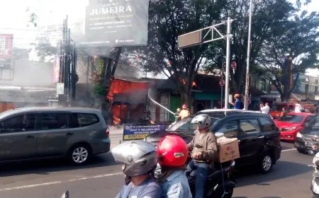 Kebakaran Rumah Warga Malang, Semua Barang Berharga Ludes