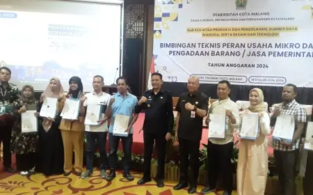 Diskopindag Kota Malang Ajari Pelaku UMKM Pengadaan Barang dan Jasa Pemerintah