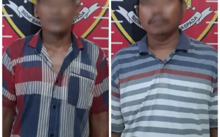 Dua Pencuri Kayu di Kawasan Perhutani Gresik Diringkus Polisi