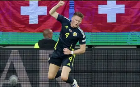 Lawan Swiss, Scott McTominay Selamatkan Skotlandia di Pertandingan  Kedua Grup A EURO 2024