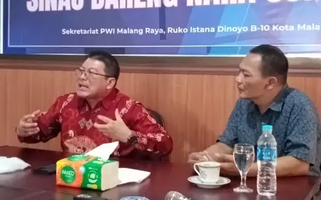 Berkunjung ke PWI Malang Raya, Didik Paparkan Keharmonisan PDI Perjuangan di Pilkada 2024
