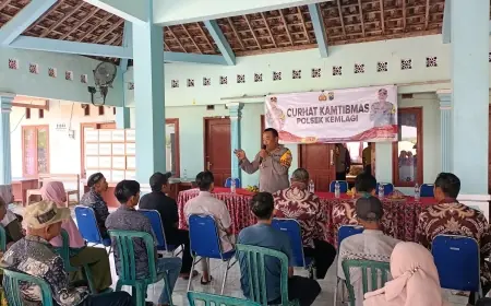 Wakapolres Mojokerto Kota Serap Aspirasi Warga Desa Mojodowo di Jumat Curhat