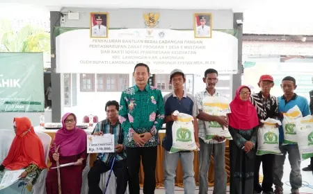 Pak Yes Pastikan Pentasharufan Bansos dan Banpang di Lamongan Tepat Sasaran