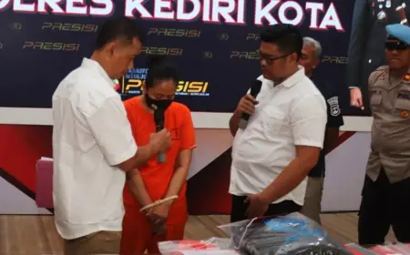 Karyawan Toko di Kediri Gelapkan Barang Dagangan untuk Bayar Pinjol