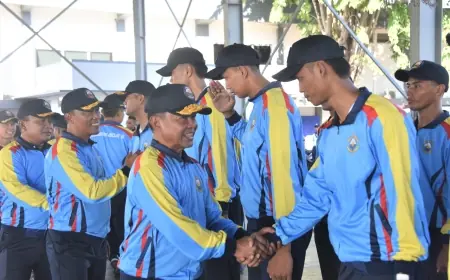 Kontingen Pangkoarmada II Siap Bertanding Dalam Porwiltim 2024