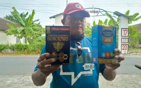 Waspada!  Warga Desa Ngepung Nganjuk Kecolongan Beli Serbuk Susu Kadaluwarsa