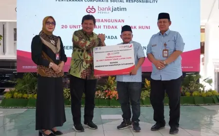 CSR Bank Jatim Wujudkan RTLH dan Peluncuran KKPD di Situbondo