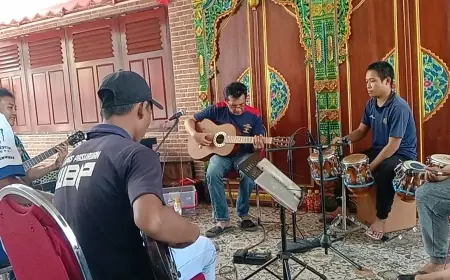 Group Band Lapas Pasuruan Menghibur Pengunjung Keluarga Binaan