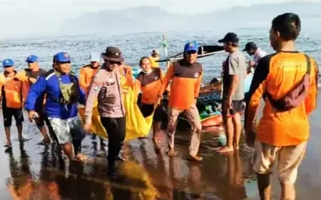 Menghilang Tiga Hari,  Seorang Bocah Ditemukan Tewas Terseret Ombak di Jember