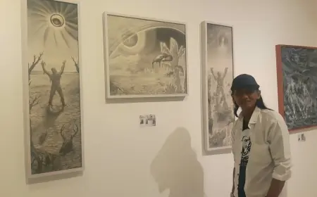 Ketika Alam yang Berbicara, Makna Lukisan Hitam Putih Berjudul Transit oleh Roman Chuza