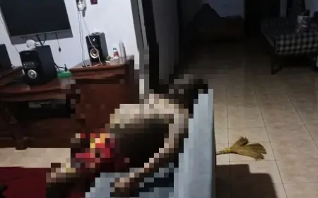 Jenazah Pria Asal Jember Ditemukan Posisi Duduk di Sofa Rumah 