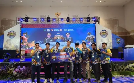 HUT Bhayangkara Ke-78, Polres Jombang Sabet Juara 2 Turnamen E-Sport Kapolda Jatim