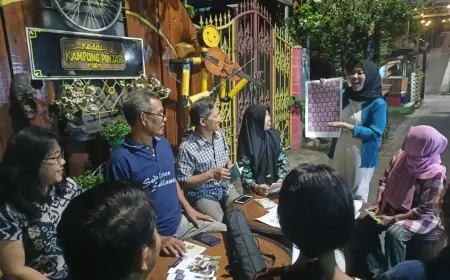 Transfer Knowledge Mahasiswa MSIB: Kampoeng Pintar Oase Tembok Gede Siap Jadi Lokasi Eduwisata
