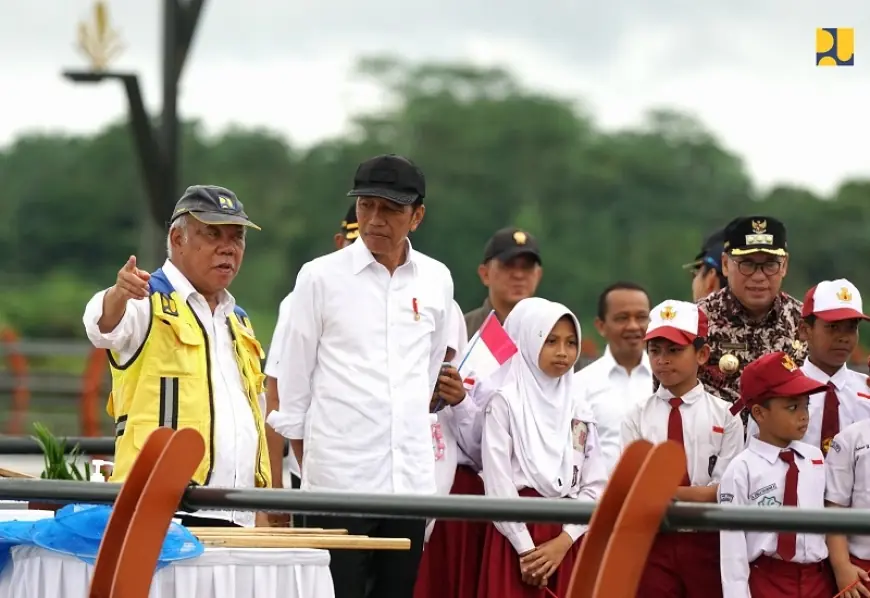 Peresmian Bendungan Sepaku Semoi oleh Presiden RI untuk Penuhi Kebutuhan Air Baku IKN