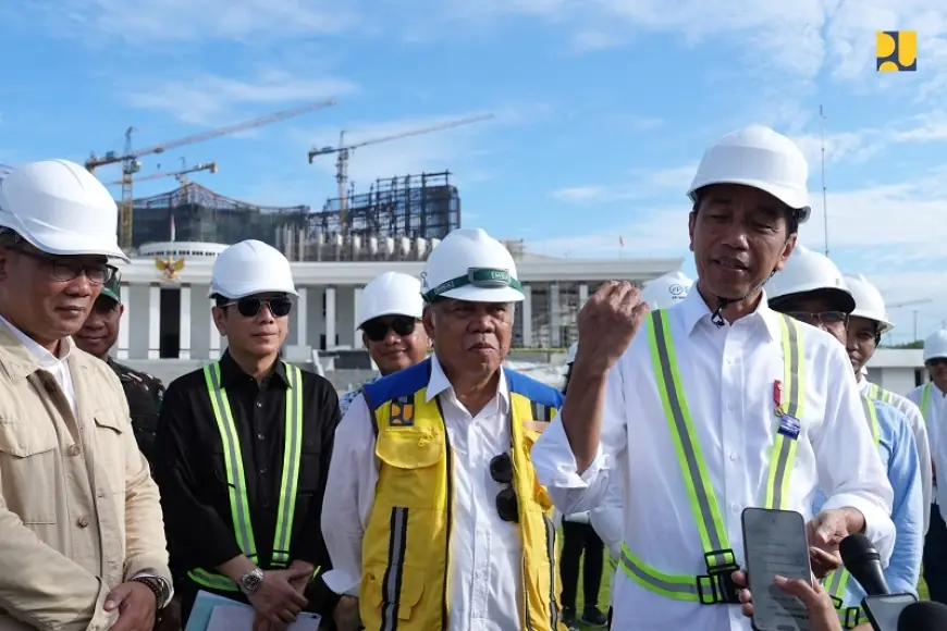 Presiden RI Optimis Pembangunan Istana Kepresidenan IKN Tuntas Pertengahan Juli 2024