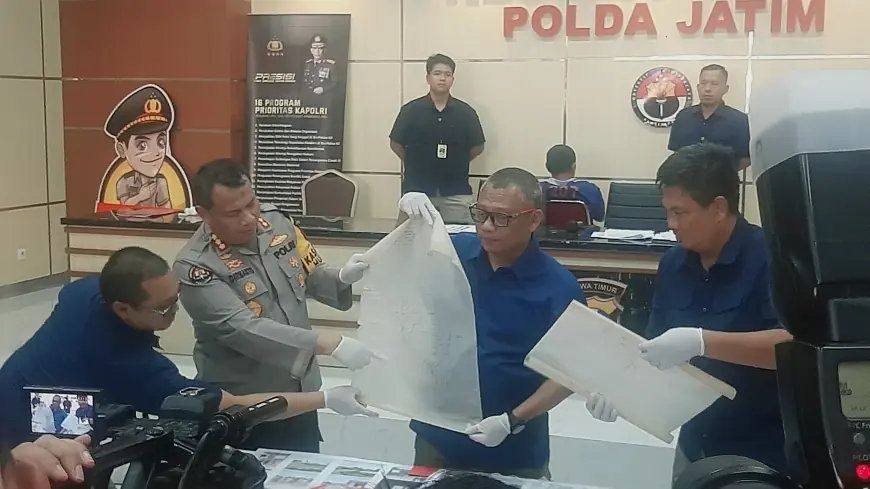 Polda Jatim Tahan 3 Tersangka Kasus Dugaan Korupsi Jual Beli TKD di Sumenep