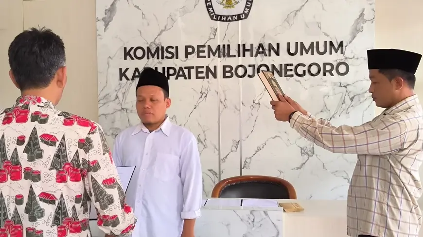 KPU Kabupaten Bojonegoro PAW Satu Anggota PPS