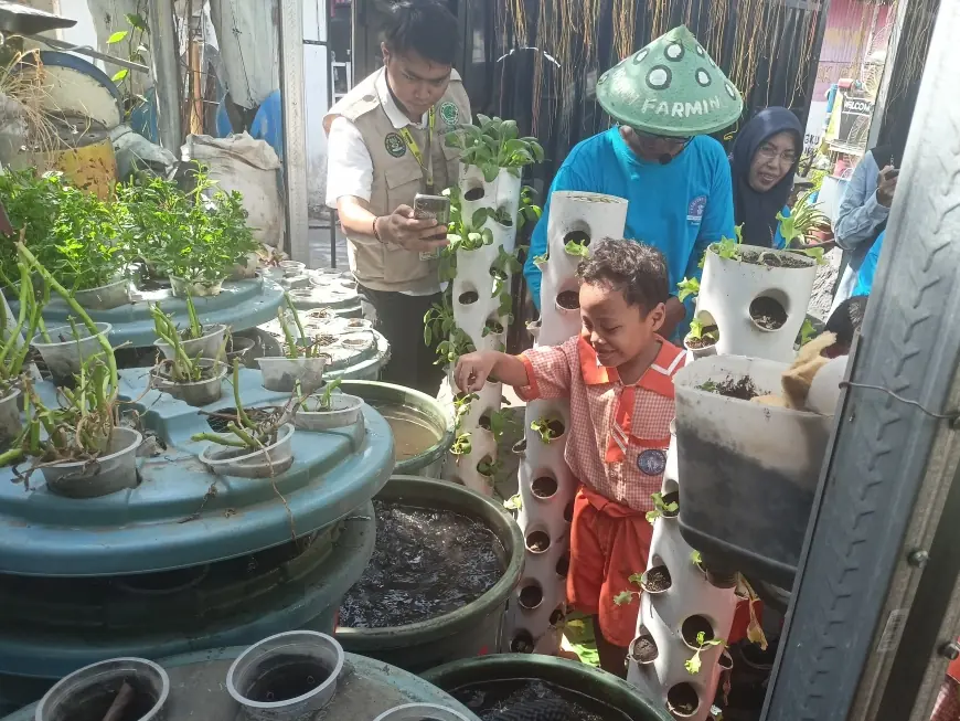 Kampoeng Pintar Oase Tembok Gede Siap Jadi Destinasi Baru Eduwisata Urban Farming di Jantung Kota Surabaya