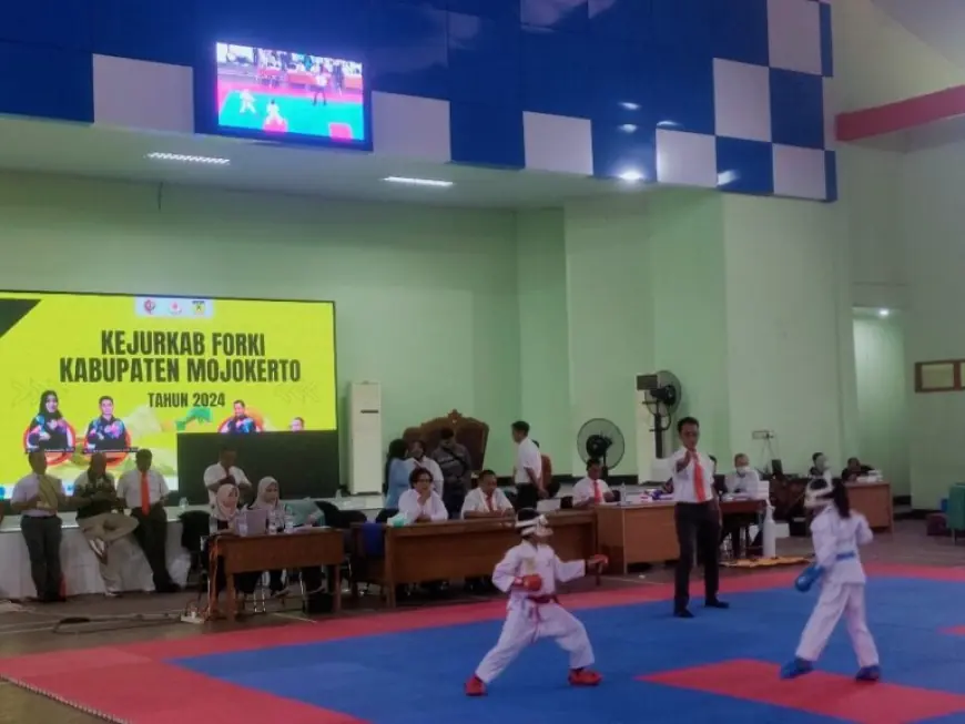 Menuju Porprov Jatim 2025, Forki Kabupaten Mojokerto Jaring Bakat Atlet Karate