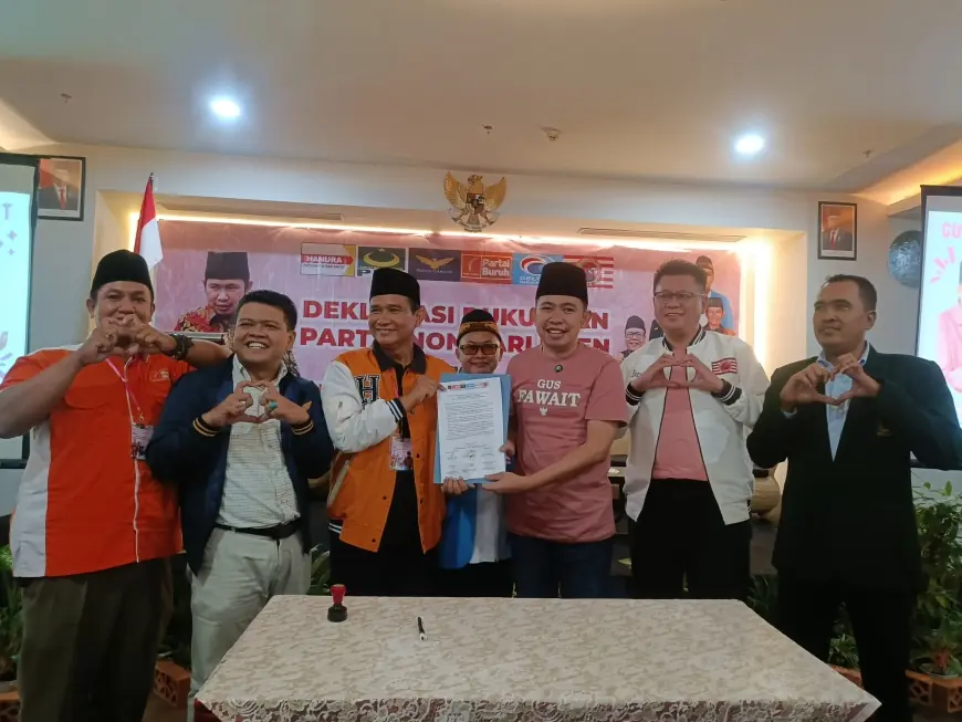 6 Partai Non Parlemen Deklarasi Dukung Gus Fawait Jadi Bupati jember