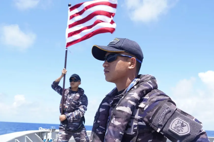 KRI REM-331 Berlatih dengan Kapal Perang Brunei di Laut Internasional Kesiapan Prajurit Latma Rimpac 2024, Hawaii