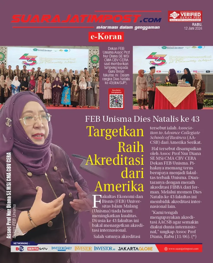eKoran, Edisi Rabu, 12 Juni 2024