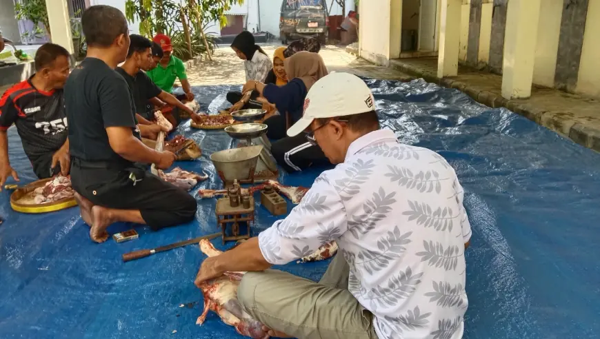 Kejari Kabupaten Pasuruan Sembelih Hewan Kurban Sehari Pasca Iduladha