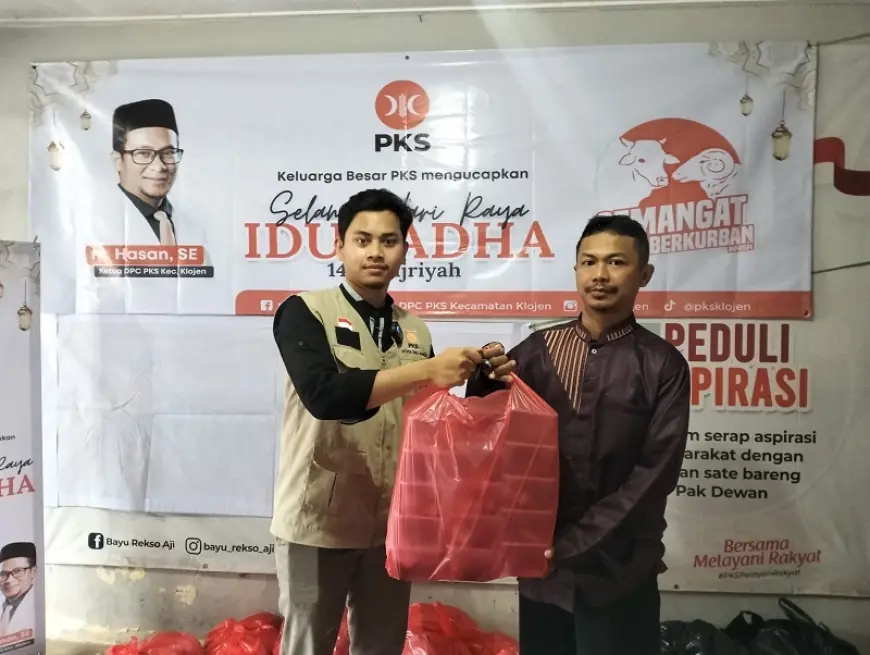 DPC PKS Klojen Malang Distribusikan 1.300 Paket Daging Qurban