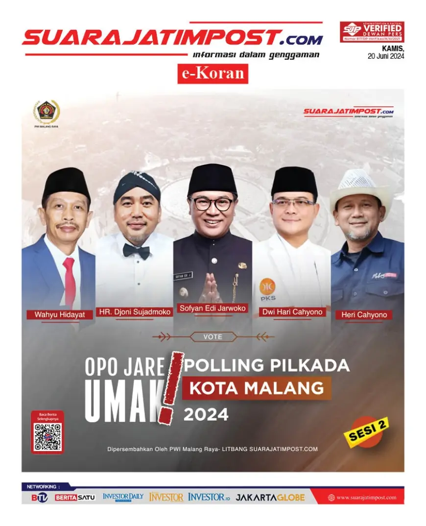 eKoran, Edisi Kamis, 20 Juni 2024