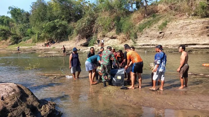 Tak Bisa Berenang, Bocah Ngawi Tewas Tenggelam di Sungai Bengawan Madiun