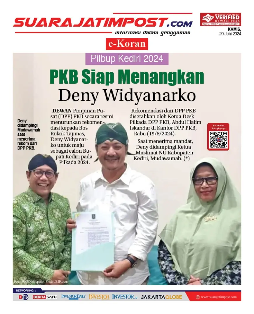 eKoran, Edisi Kamis, 20 Juni 2024