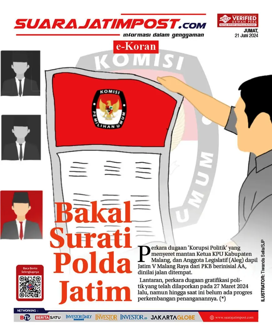 eKoran, Edisi Jumat, 21 Juni 2024