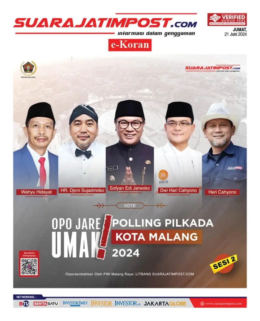 eKoran, Edisi Jumat, 21 Juni 2024