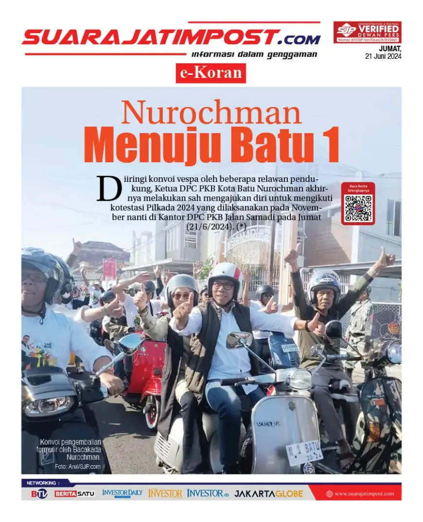 eKoran, Edisi Jumat, 21 Juni 2024