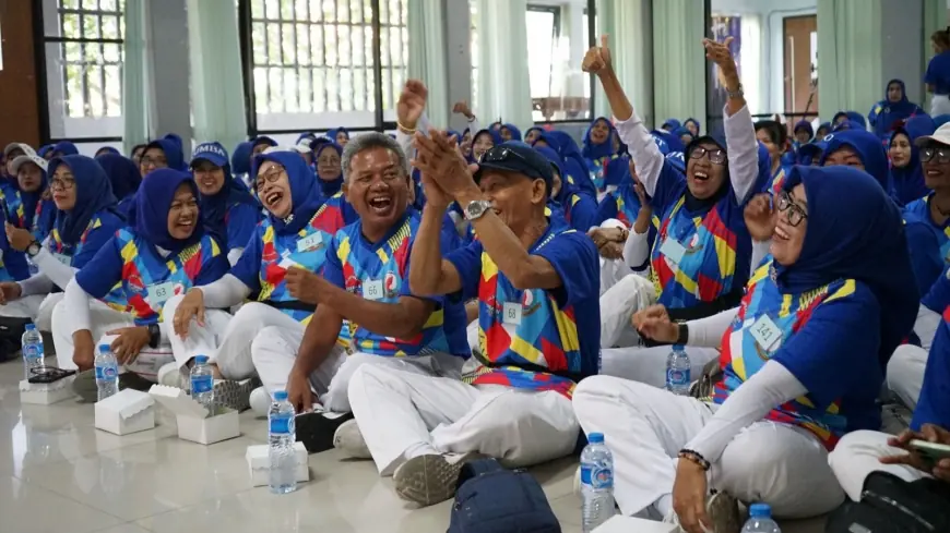 Ratusan Peserta Antusias Ikuti Diklat Senam Tera Nusantara di Kota Kediri