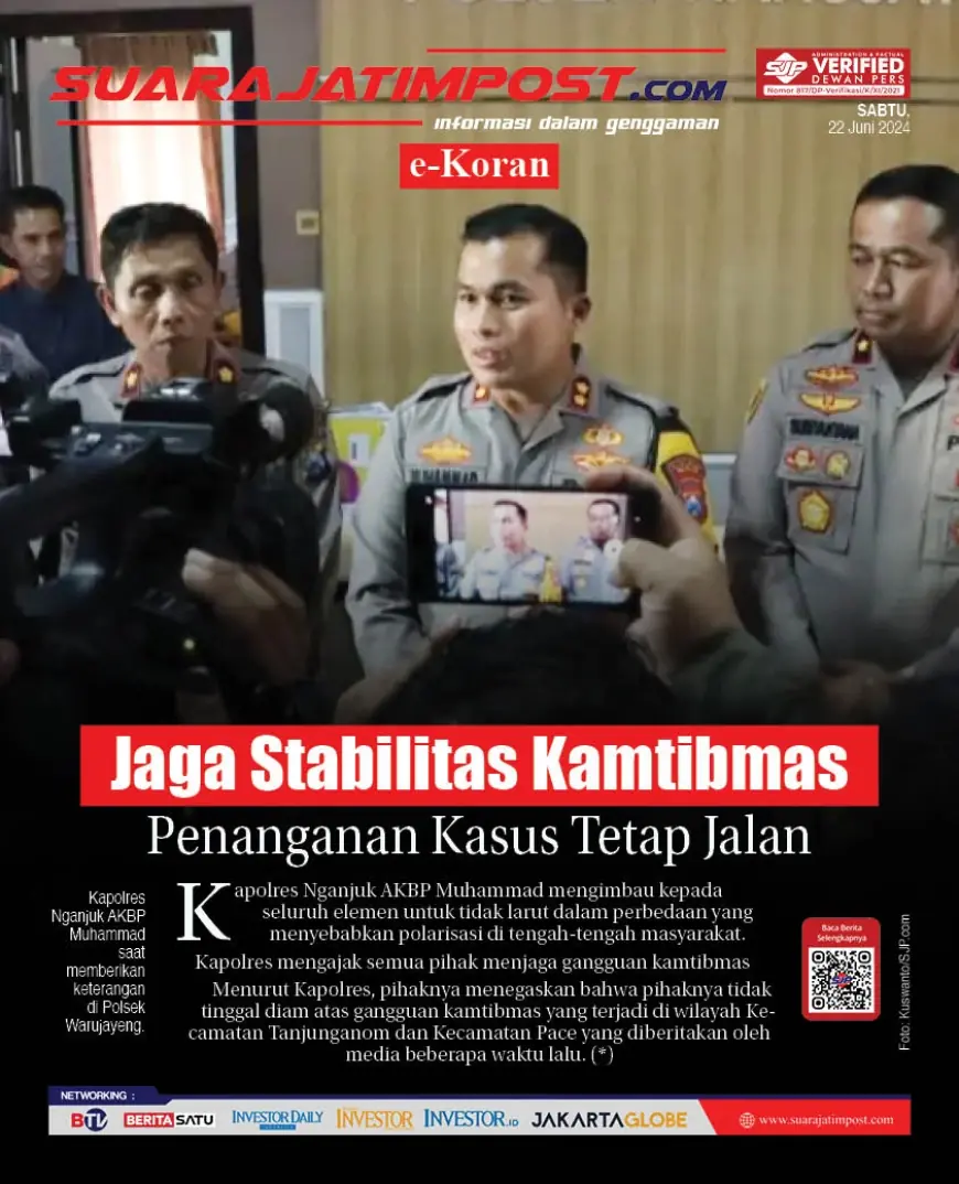 eKoran, Edisi Sabtu, 22 Juni 2024