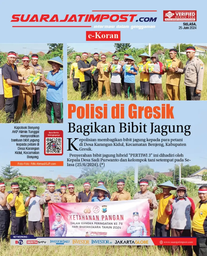 eKoran, Edisi Selasa, 25 Juni 2024