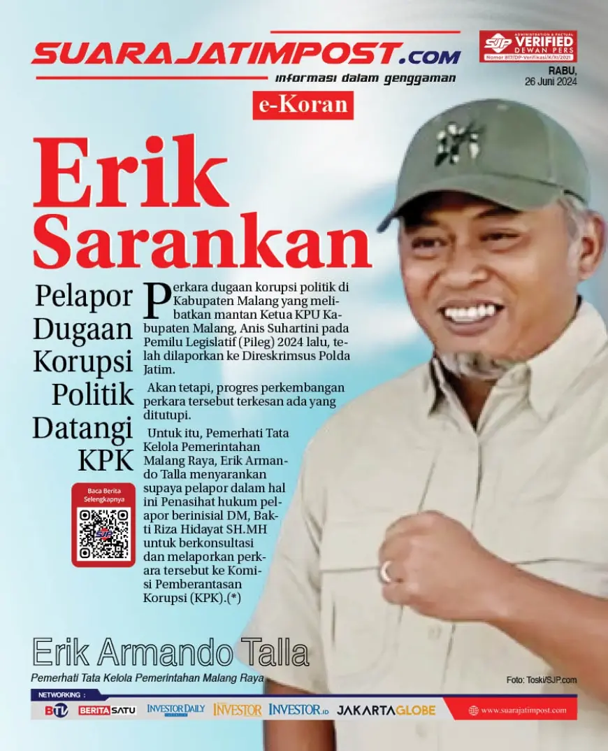 eKoran, Edisi Rabu, 26 Juni 2024